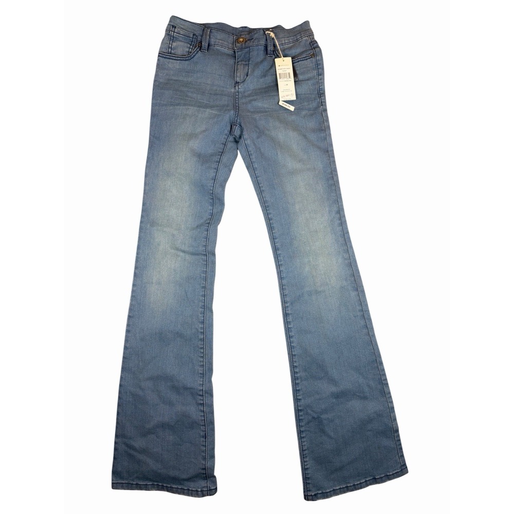 NWT BCBGMAXAZRIA Tanya Bootcut Jeans Womens 26 Blue Stretch Denim MSRP $148